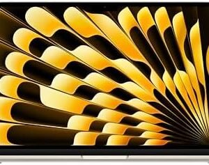 Apple 2024 MacBook Air 13-inch Laptop with M3 chip: Built for Apple Intelligence, 13.6-inch Liquid Retina Display, 8GB Unified Memory, 256GB SSD Storage, Backlit Keyboard, Touch ID; Starlight