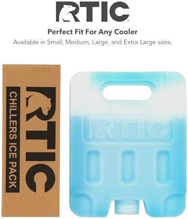 RTIC Refreezable Reusable Cooler Ice Packs Cold Ice Chest Pack Long-Lasting Break-Resistant for Food, Drink, Travel and Storage, 2 Pack - Image 4