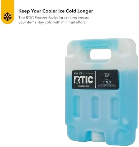 RTIC Refreezable Reusable Cooler Ice Packs Cold Ice Chest Pack Long-Lasting Break-Resistant for Food, Drink, Travel and Storage, 2 Pack - Image 2