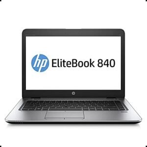 HP EliteBook 840 G3 Laptop 14-inch HD Display, Intel Core i5-6200U 2.3Ghz, 256GB SSD, 16GB DDR4 RAM, Webcam, WiFi, Windows 10 Pro (Renewed)