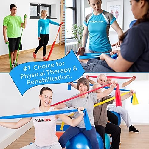 Resistance Bands Professional 8,16, 25, 50 Yards Bulk Rolls. Latex-Free Elastic Physical Therapy Band. No Scent, No Powder - Perfect for Home Exercise, Yoga, Pilates, Gym, Rehab, Workout - Image 5