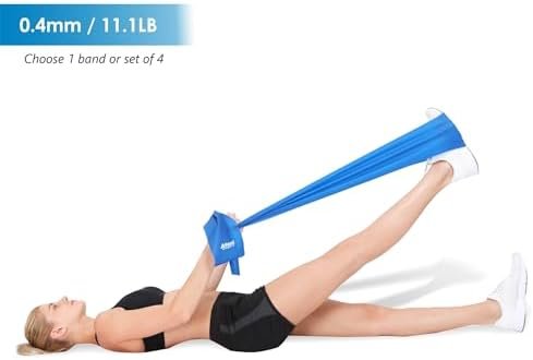 Exercise Bands for Physical Therapy | Resistance Band for Fitness, Yoga, Pilates | Long Resistance Bands for Working Out | Elastic Band for Exercise | Stretch Band - Image 5