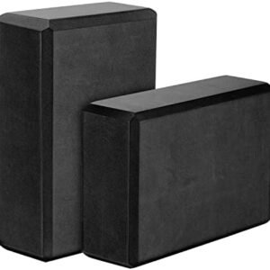 Gaiam Yoga Block - Supportive Latex-Free Eva Foam - Soft Non-Slip Surface with Beveled Edges for Yoga, Pilates, Meditation - Yoga Accessories for Stability, Balance, Deepen Stretches