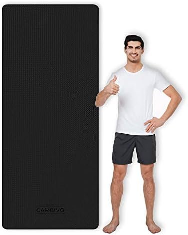 CAMBIVO Extra Wide Yoga Mat for Women and Men (72"/84"x 32"x 1/4") TPE Workout Mat, Non-slip Large Exercise Fitness Mat for Yoga, Pilates, Workout