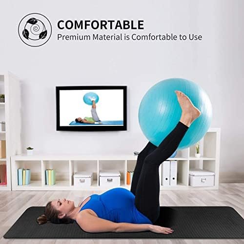 CAMBIVO Extra Wide Yoga Mat for Women and Men (72"/84"x 32"x 1/4") TPE Workout Mat, Non-slip Large Exercise Fitness Mat for Yoga, Pilates, Workout - Image 6