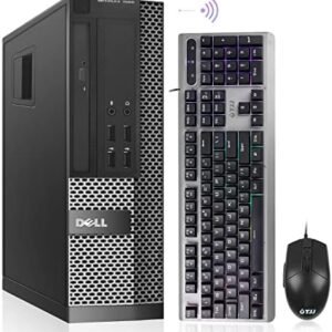 Dell OptiPlex 7020 Desktop Computer, 32GB Ram New 2TB SSD, Intel Quad Core i7 4790 up to 4.0GHz, AC8260 Built-in WiFi 5, Dual Monitor Supported, DVD-RW HDMI Windows 10 Pro (Renewed)