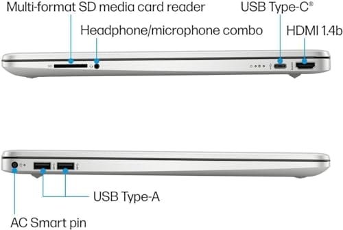 HP 2023 Newest Laptop, 15.6" Touchscreen Display, Intel Core i3-1115G4 Processor(Beat i5-1035G4), 8GB RAM, 256GB SSD, WiFi, Bluetooth, Numeric Keypad, Windows 11 Home in S Mode, Silver - Image 4