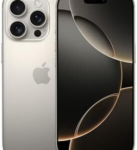 Boost Mobile | Apple iPhone 16 Pro Max (256 GB) - Natural Titanium [Locked]. Requires Unlimited Plan. Apple Intelligence.