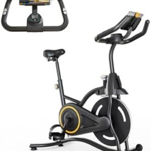 Exercise Bike- Stationary Bikes for Home - Adjustable Workout Bike, Professional Exercise Bikes for Home, Efficient Workout Bike with Smartphone Mount & Digital Pulse Display
