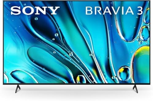 Sony 75-Inch Class 4K Ultra HD BRAVIA 3 LED Smart TV with Google TV