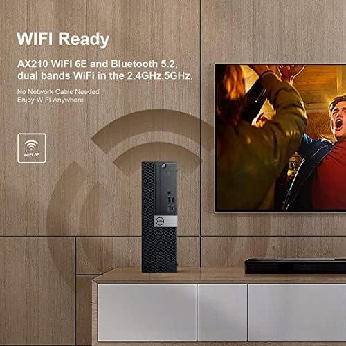 Dell OptiPlex 7060 Windows 11 Pro Desktop Computer SFF, Intel 8th Gen i5-8500 Hexa Core,16GB DDR4 Ram 512GB NVMe M.2 SSD, AX210 Built-in WIFI 6E & Bluetooth 5.2,New Wireless Keyboard & Mouse (Renewed) - Image 2