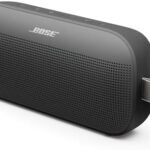 Bose New SoundLink Flex Portable Bluetooth Speaker (2nd Gen), Portable Outdoor Speaker with Hi-Fi Audio, Up to 12 Hours Battery Life, Waterproof and Dustproof, Black
