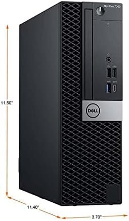 Dell Optiplex 7060 SFF Desktop Computer PC | Intel 8th Gen i7-8700 (6 Core) | 16GB DDR4 Ram 256GB NVMe M.2 SSD | Built-in WiFi & Bluetooth | Windows 11 Pro | Wireless Keyboard & Mouse(Renewed) - Image 5
