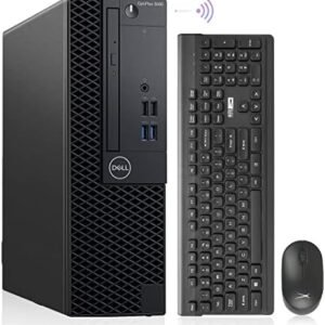 Dell OptiPlex 3060 Desktop Computers Windows 11 Pro, Hexa Core i7-8700 Up to 4.60GHz,16GB DDR4, 512GB M.2 NVMe SSD,1TB HDD,AX210 Built-in WiFi 6E, Small Form Factor PC, Black (Renewed)
