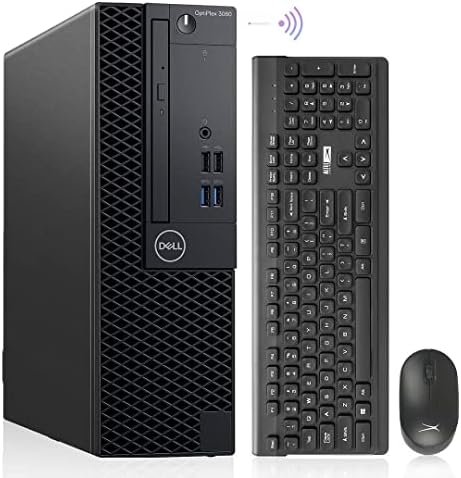 Dell OptiPlex 3060 Desktop Computers Windows 11 Pro, Hexa Core i7-8700 Up to 4.60GHz,16GB DDR4, 512GB M.2 NVMe SSD,1TB HDD,AX210 Built-in WiFi 6E, Small Form Factor PC, Black (Renewed)