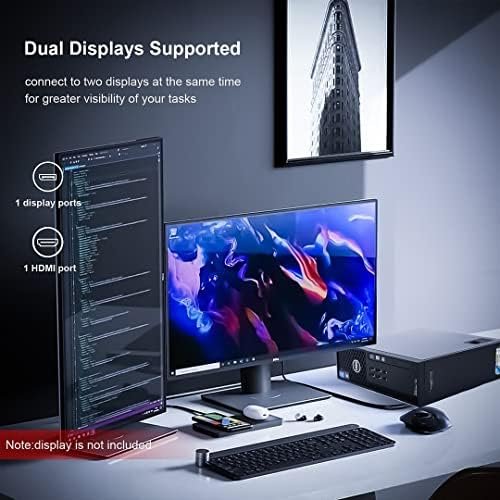Dell OptiPlex 3060 Desktop Computers Windows 11 Pro, Hexa Core i7-8700 Up to 4.60GHz,16GB DDR4, 512GB M.2 NVMe SSD,1TB HDD,AX210 Built-in WiFi 6E, Small Form Factor PC, Black (Renewed) - Image 2