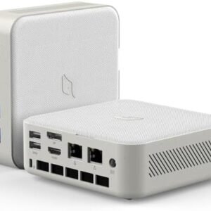 Mini Desktop Computers, AMD Ryzen 7 5700U (8C/16T,up to 4.3 GHz), Small PC 64GB DDR4 RAM 1TB PCIe SSD, Mini PC Supports 4K Triple Display/WiFi/BT5.0/HDMI+DP+Type C for Gaming/Business/Home