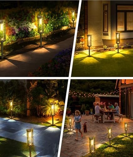 COXSENI Solar Pathway Lights Outdoor 6 Pack, Bright Solar Path Lights Outside Waterproof, Walkway Light Solar Powered Landscape Lights for Driveway Lawn Patio Sidewalk Yard - Image 8