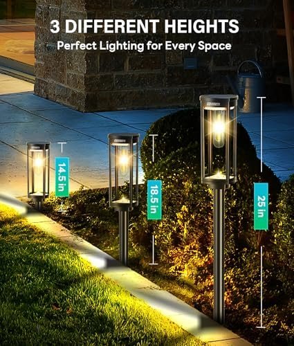 COXSENI Solar Pathway Lights Outdoor 6 Pack, Bright Solar Path Lights Outside Waterproof, Walkway Light Solar Powered Landscape Lights for Driveway Lawn Patio Sidewalk Yard - Image 7