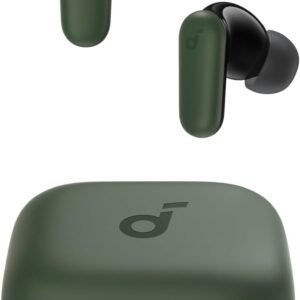 Soundcore P30i by Anker Noise Cancelling Earbuds, Strong and Smart Noise Cancelling, Powerful Bass, 45H Playtime, 2-in-1 Case and Phone Stand, IP54, Wireless Earbuds, Bluetooth 5.4 (Green)