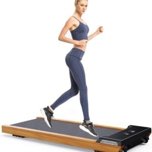 Walking Pad Treadmill, Foldable Under Desk Treadmill for Home & Office, Quiet Portable Walking Pad with Remote Control & LED Display, Compact Treadmill for Small Spaces