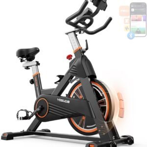 YOSUDA PRO Magnetic Exercise Bike 350 lbs Weight Capacity - Indoor Cycling Bike Stationary with Comfortable Seat Cushion, Silent Belt Drive 010C