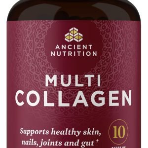 Ancient Nutrition Collagen Peptides Pills, Hydrolyzed Multi Collagen Supplement, Types I, II, II, V & X, Supports Healthy Skin and Nails, Gut Health and Joints, 90 Capsules