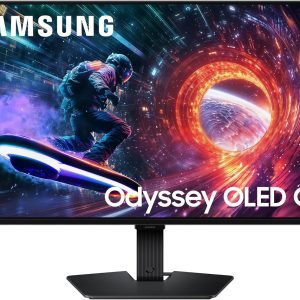 Samsung 27” Odyssey OLED G5 (G50SF) QHD & QD-OLED Gaming Monitor, 180Hz Refresh Rate, 0.03ms (GtG) Response Time, NVIDIA G-Sync Compatible, AMD FreeSync™, LS27FG500SNXZA