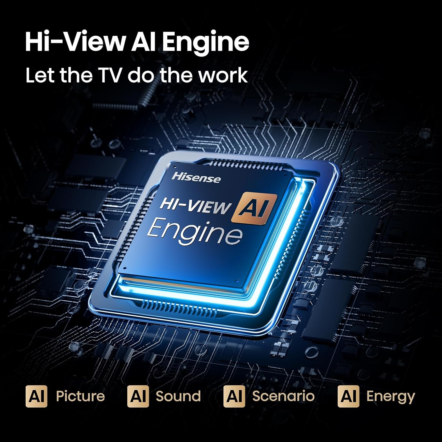 Hisense 65" Class U6 Series Mini-LED 4K UHD Smart Fire TV (65U65QF, 2025 Model) - QLED, Native 144Hz, HDR10+, Dolby Vision IQ, Dolby Atmos, Game Mode Pro, ALLM, Alexa Built in, Black - Image 7