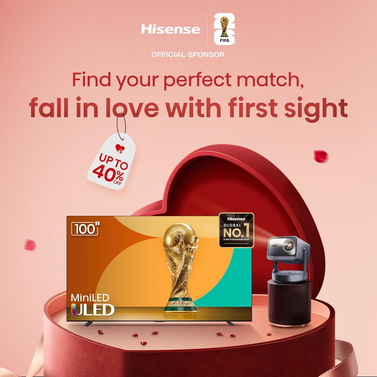 Hisense 65" Class U6 Series Mini-LED 4K UHD Smart Fire TV (65U65QF, 2025 Model) - QLED, Native 144Hz, HDR10+, Dolby Vision IQ, Dolby Atmos, Game Mode Pro, ALLM, Alexa Built in, Black - Image 2