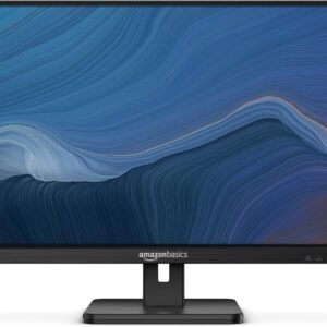 Amazon Basics IPS Monitor 75 Hz Powered with AOC Technology FHD 1080P HDMI, Display Port and VGA Input VESA Compatible Built-in Speakers for Office and Home, 27 in, Black