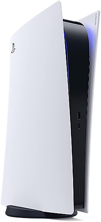 PS5 - Sony PlayStation 5 Digital Edition Gaming Console + Wireless Controller - 16GB GDDR6 RAM, 825GB SSD, 120Hz 8K Output, White - Image 5