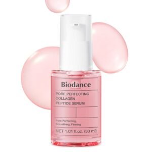 BIODANCE Pore Perfecting Collagen Peptide Serum, Skin Firming & Radiance, Plumping, Pore Care, Makeup Prep Serum for All Skin Types, Korean Skin Care | 1.01 fl.oz x 1 ea