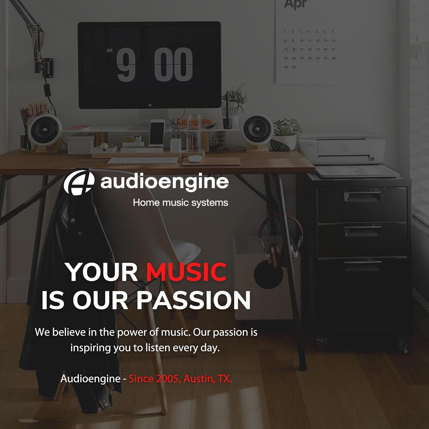 Audioengine S8 Powered Subwoofer - 8 Inch Subwoofer, 250W Down Firing Speakers for PC, Home Theaters, Movie Lovers & Studios, Wireless Ready with Sleep Mode - Image 8