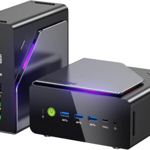 GMKtec K15 AI Mini PC Oculink Intel Ultra 5 125U 32GB DDR5 512GB SSD, Desktop Computer AI Boost, 3X M.2 2280 Storage Expansion, Dual NIC 2.5GbE, HDMI 2.1, USB4