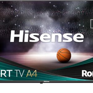 Hisense 40-Inch Class A4 Series FHD 1080p Smart Roku TV with Alexa Compatibility (40A4NR) – Dolby Audio, Slim Bezel Design, Google Assistant
